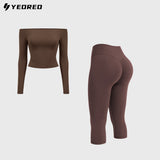 Blusa Y2K con hombros descubiertos Luzlie de Yeoreo