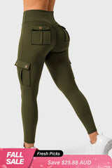 Leggings cargo scrunch con bolsillos Yeoreo