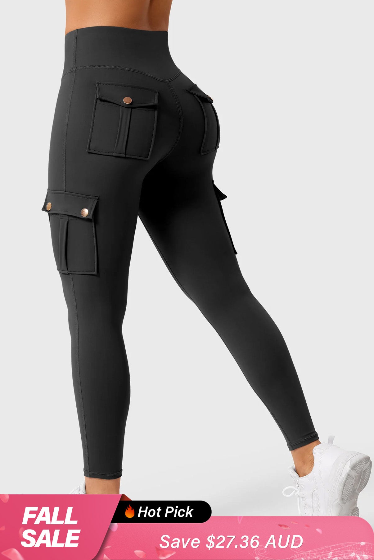 Leggings deportivos con bolsillos tipo cargo Yeoreo