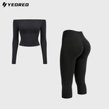 Blusa Y2K con hombros descubiertos Luzlie de Yeoreo