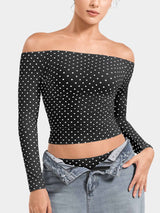 Black Polka Dots