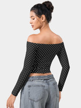 Black Polka Dots
