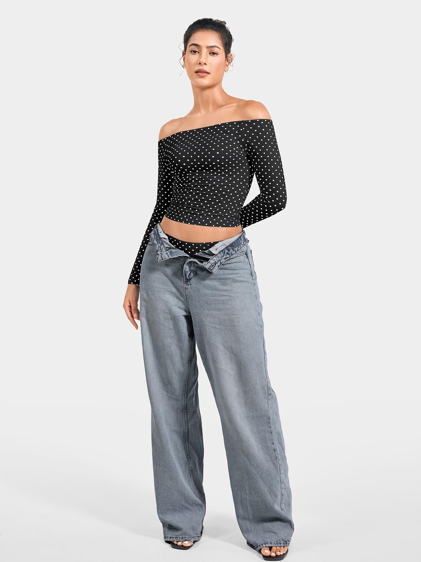 Black Polka Dots