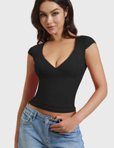 Yeoreo Diva V Neck Top