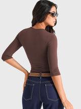 #Color_Deep Brown